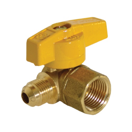 LLAVE DE ARRESTO CONTROL P/GAS 1/2" X 3/8" ANGULAR REF. IP-206 MARCA COFLEX