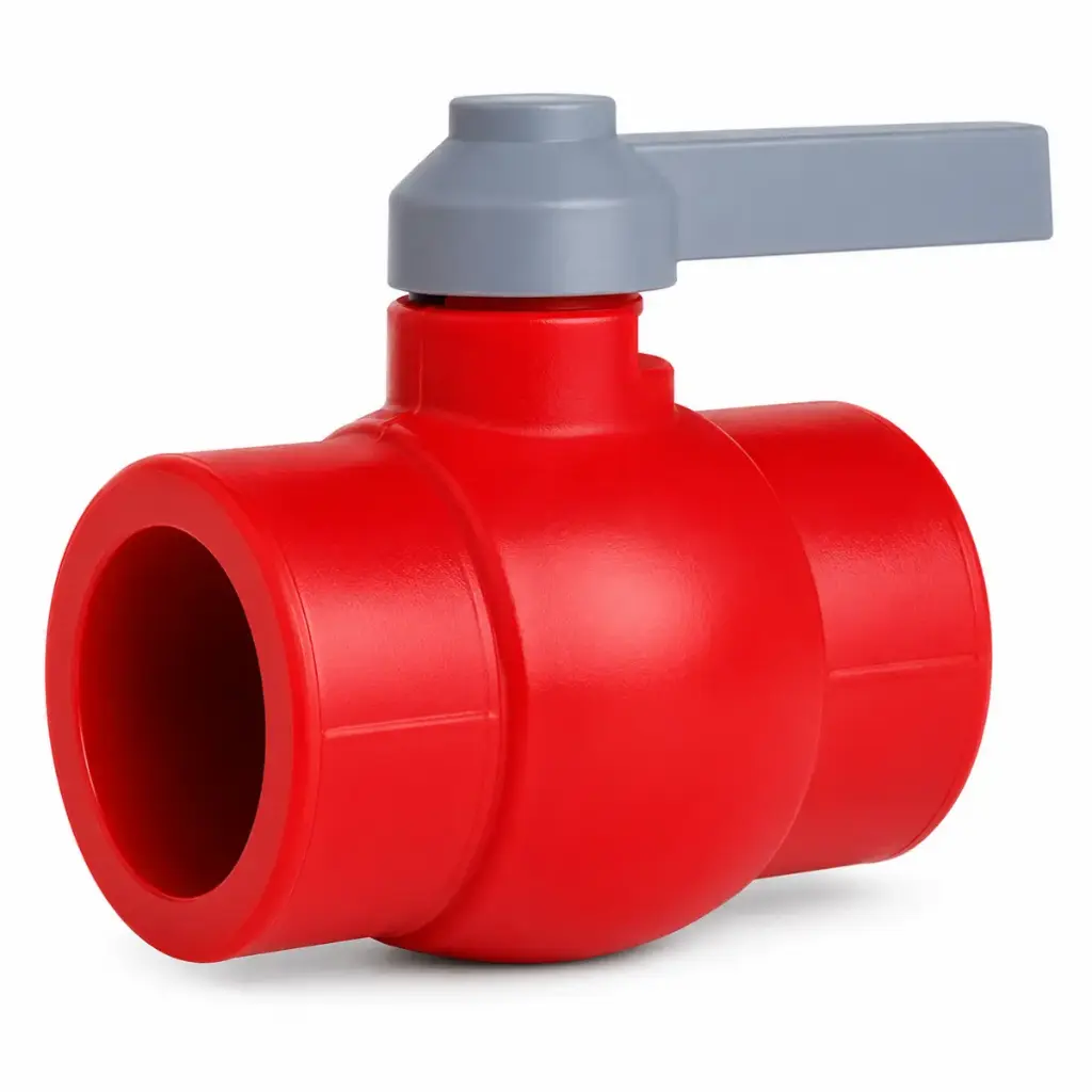 LLAVE DE PASO ESFÉRICA DE 50 MM FIRETEC LINEA ROJA COD-DSW105F MARCA DONSEN