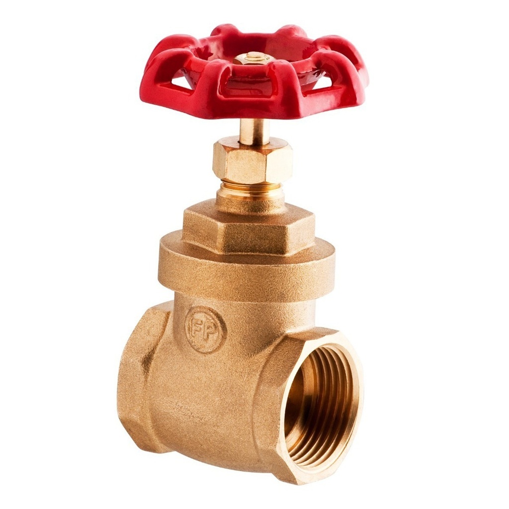 LLAVE DE PASO / VALVULA TIPO COMPUERTA DE 1 1/4" C/M PEQ. REF. 01C112 MARCA FP