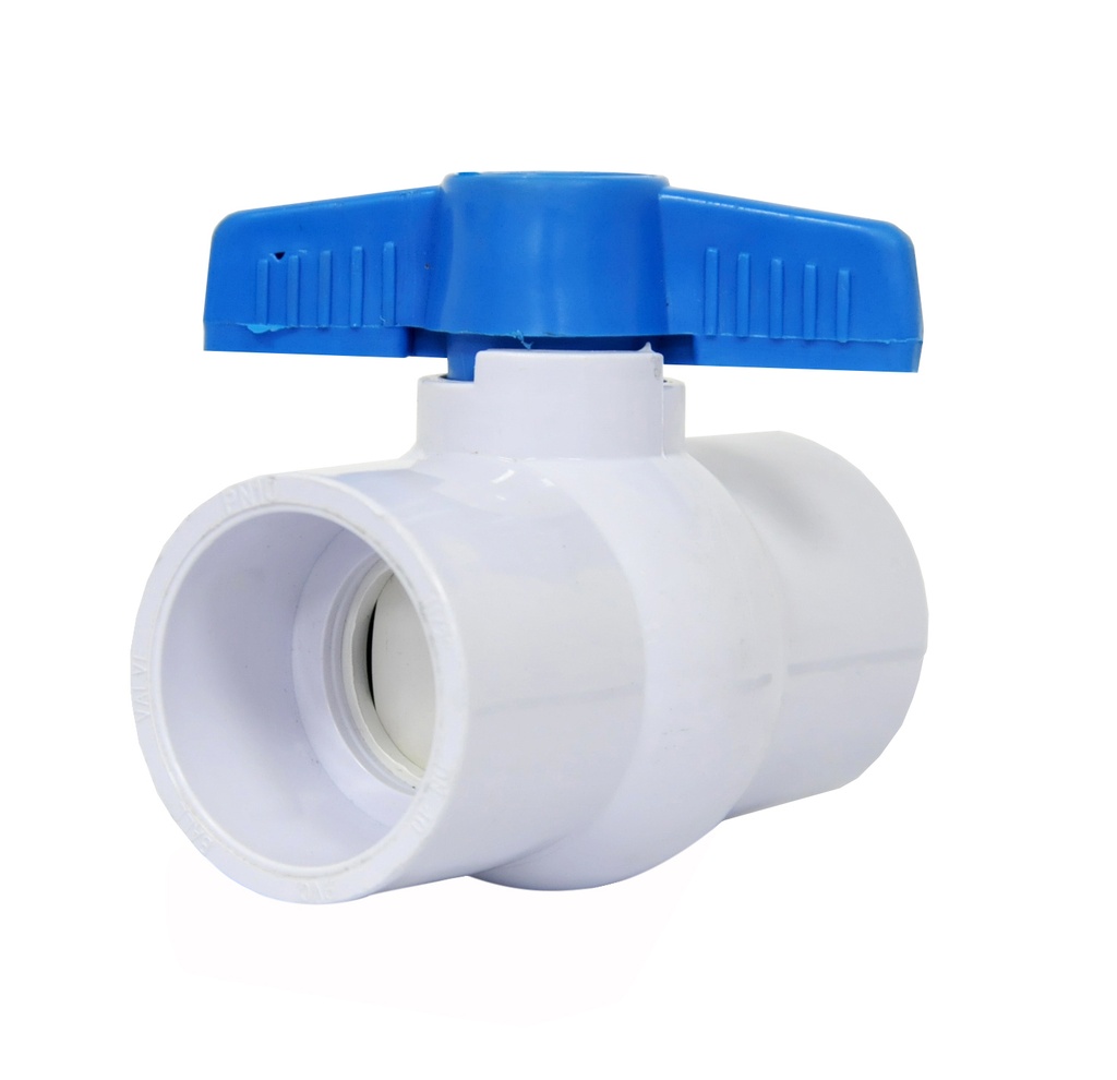 LLAVE / VALVULA PLASTICA PASO RAPIDO SOLDABLE DE 3/4" REF. LLPV-P34 MARCA GDESEO