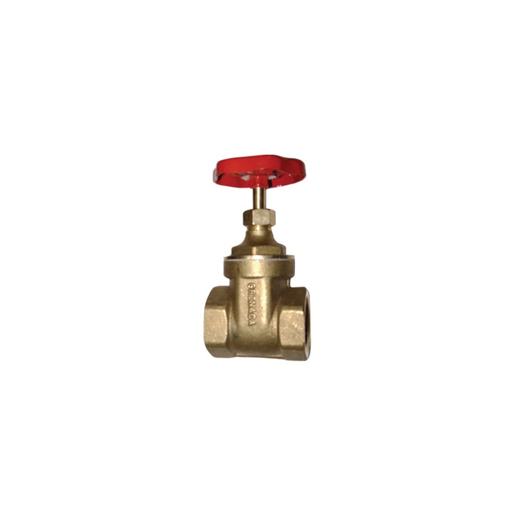 LLAVE DE PASO / VALVULA TIPO COMPUERTA DE 1" REF. 0005-06 MARCA GRINACA