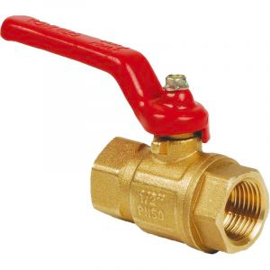 LLAVE / VALVULA DE BOLA DE 1/2" PASO COMPLETO ANTI-EXP. REF. 008-04P-HHR MARCA GRINACA
