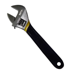 LLAVE AJUSTABLE DE 12" MANGO FORRADO REF. KOB-AC112D MARCA KOBY