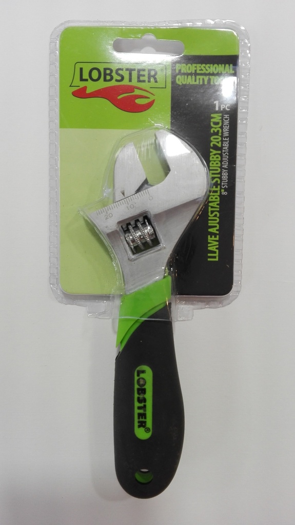 LLAVE AJUSTABLE STUBBY 8" REF. 120394 MARCAA LOBSTER
