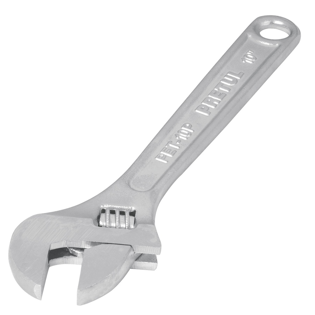 LLAVE AJUSTABLE CROMADA 8" MOD. PET 8PB REF-21815 MARCA PRETUL