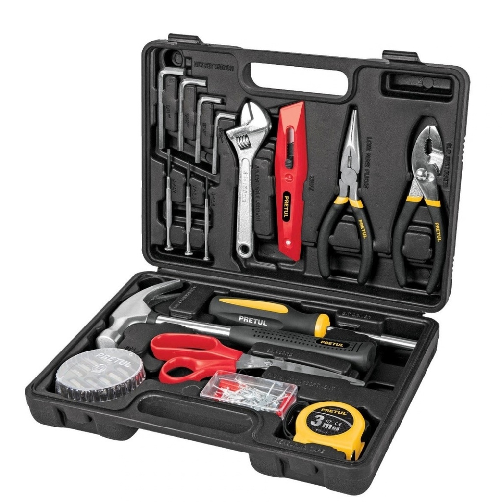 JUEGO LLAVE MECANICAS 30 PZAS MOD. SET-30 REF. 22988 MARCA PRETUL
