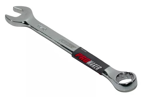 LLAVE COMBINADA CROMADA FIJA ESTRIA 19 MM REF. PRO-LC821 MARCA PROMAKER