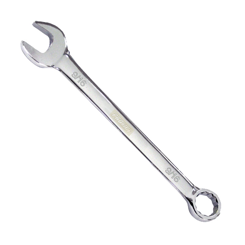 LLAVE COMBINADA CROMADA FIJA ESTRIA 9/16" REF. PRO-LC887 MARCA PROMAKER