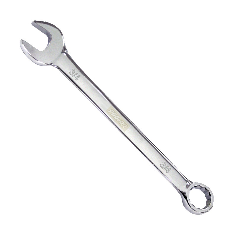 LLAVE COMBINADA CROMADA FIJA ESTRIA 3/4" REF. PRO-LC890 MARCA PROMAKER