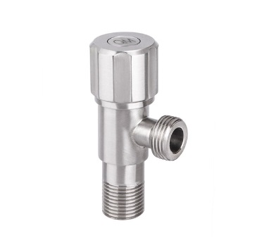 LLAVE / VALVULA DE ARRESTO 1/2" X 1/2" MACHO SERIE DELTA COLOR SATIN MARCA QUALITY METAL