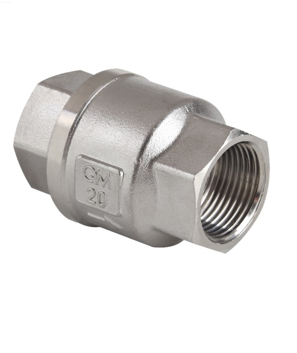 LLAVE - VALVULA CHECK QM ACERO INOX 304 3/4" REF. QM USA.601.034.INOX MARCA QUALITY METAL