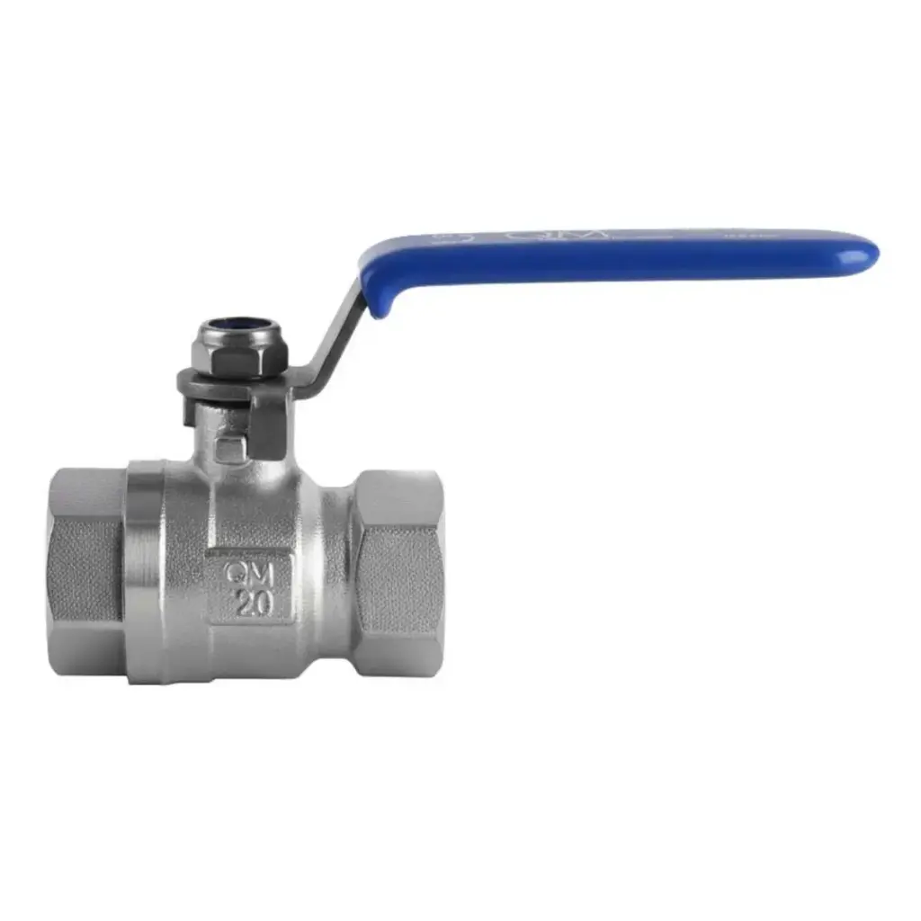 LLAVE - VALVULA DE PASO DE BOLA QM ACERO INOX 304 1/2" REF. QM USA.602.012.INOX MARCA QUALITY METAL