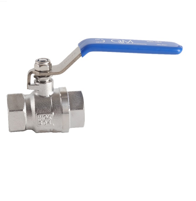 LLAVE - VALVULA DE PASO DE BOLA QM ACERO INOX 304 3/4" REF. QM USA.602.034.INOX MARCA QUALITY METAL