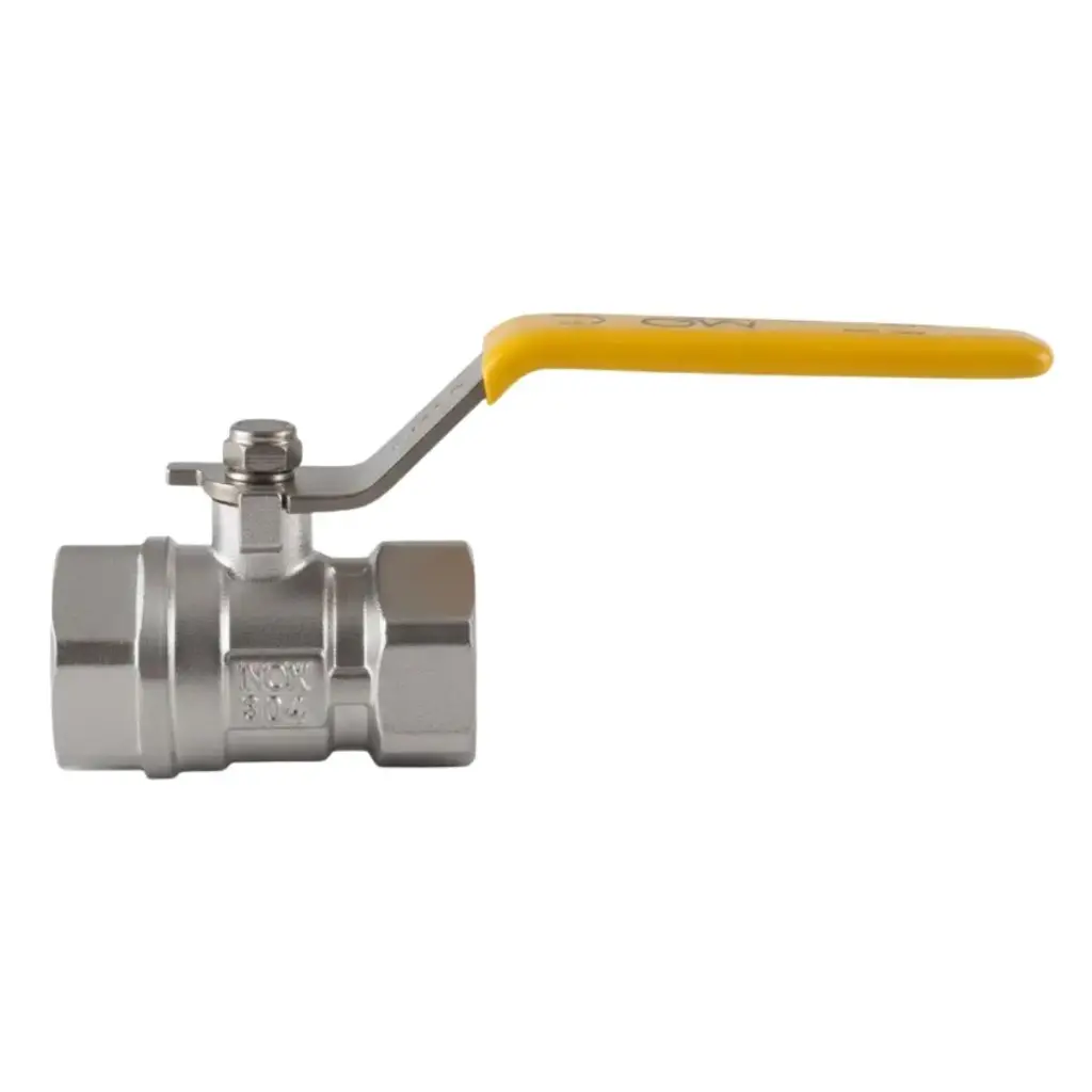LLAVE - VALVULA DE PASO DE BOLA GAS ACERO INOX 304 3/4" REF. QM USA.606.034.INOX MARCA QUALITY METAL