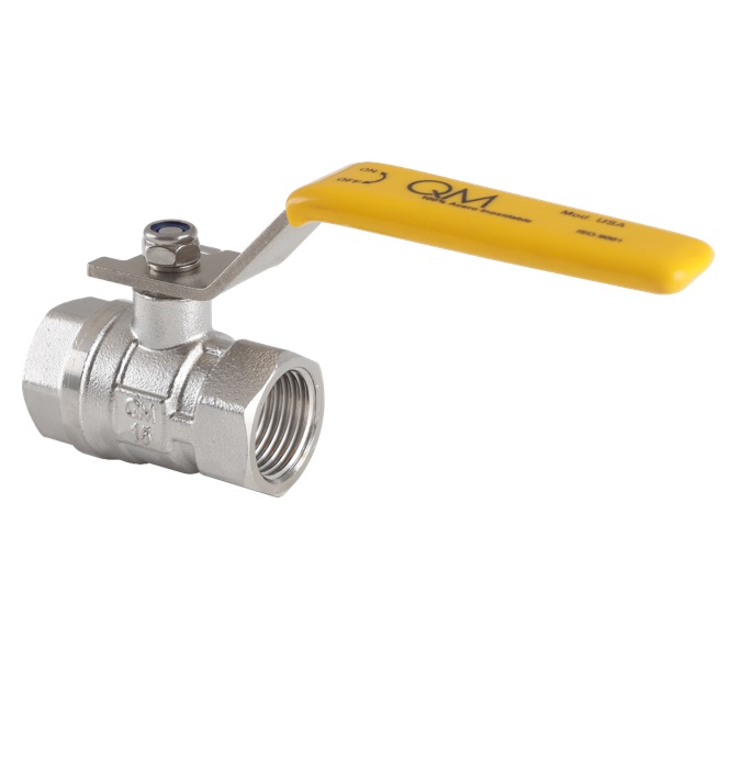 LLAVE - VALVULA DE PASO DE BOLA GAS ACERO INOX 304 3/4" REF. QM USA.606.034.INOX MARCA QUALITY METAL