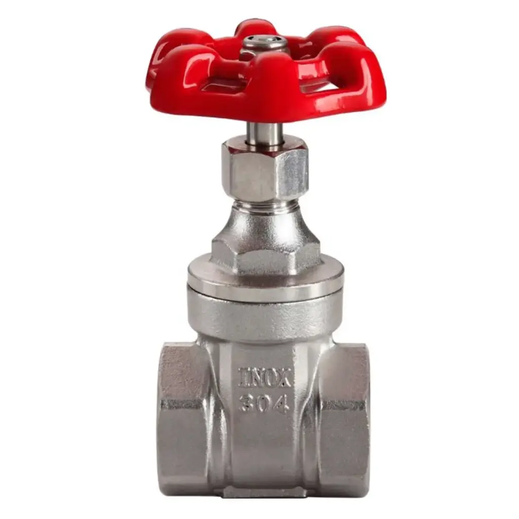 LLAVE - VALVULA COMPUERTA QM ACERO INOX 304 1/2" REF. QM USA.607.012.INOX MARCA QUALITY METAL