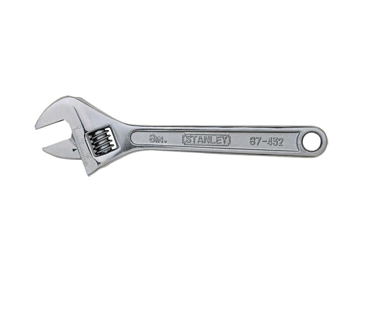 LLAVE AJUSTABLE CROMADA 8" REF. 87432 / LLA-700 MARCA STANLEY