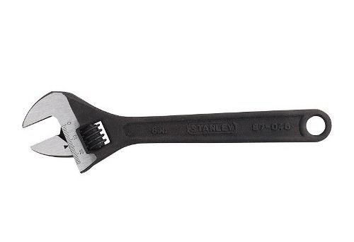 LLAVE AJUSTABLE NEGRA 6" X 15/16" FOSFATADA REF. 89045 MARCA STANLEY