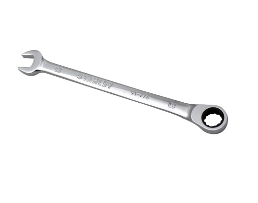LLAVE COMBINADA CROMADA LARGA D/ RATCHET 12 MM REF. 91976 MARCA STANLEY