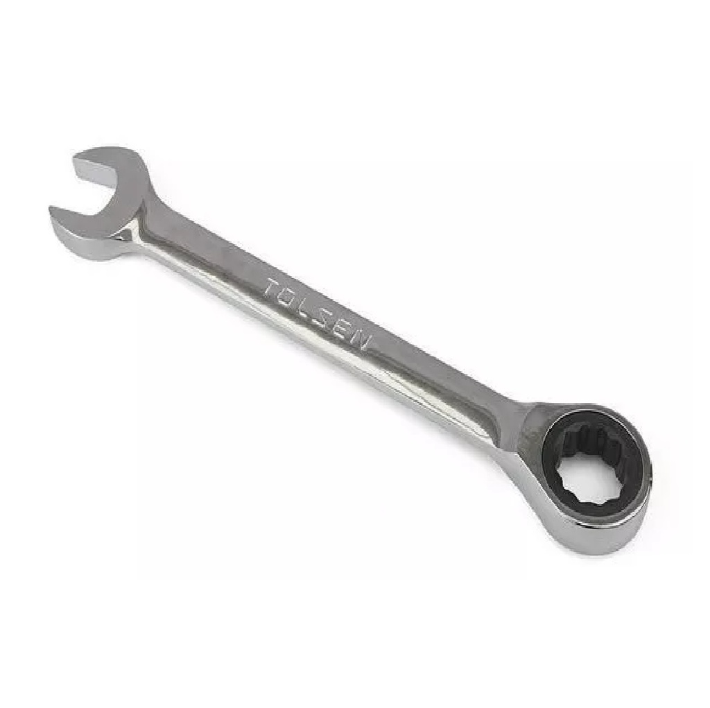 LLAVE COMBINADA / RATCHET 12 MM CrV REF. 15208 MARCA TOLSEN