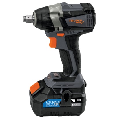PISTOLA / LLAVE DE IMPACTO INAL 1/2" 20V 2700RPM IP20 300Nm C/MALETIN+BATERIAS+CARGADOR REF. K1403 MARCA TRUPE