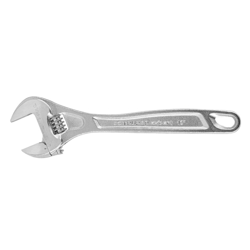 LLAVE AJUSTABLE PROFESIONAL 12" CROMADOS MOD.PET-12C REF. 15508 MARCA TRUPER