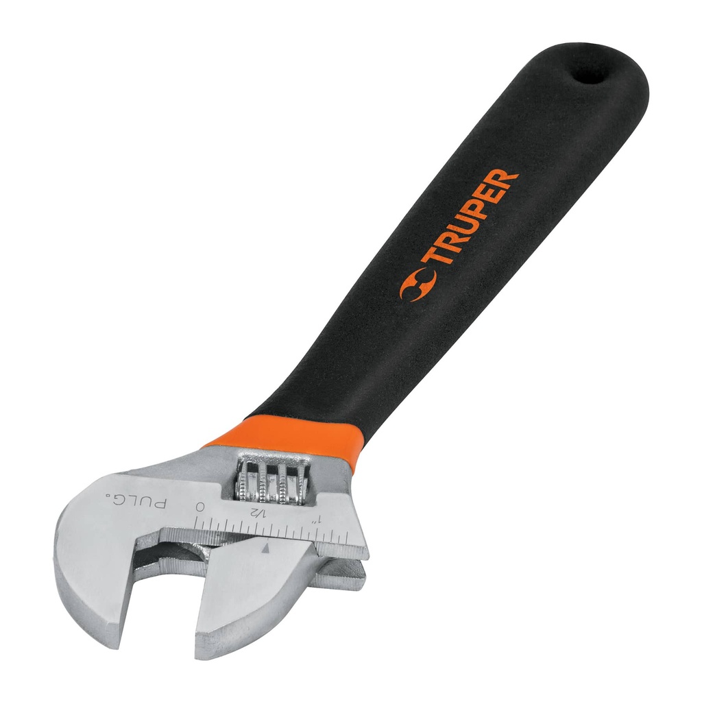 LLAVE AJUSTABLE F/VINIL 6" CROMADOS CON GRIP MOD.PET-6X REF. 15509 MARCA TRUPER