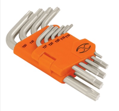 JUEGO DE LLAVE TORX 9 PZAS MOD. TORX-9 REF.15554 MARCA TRUPER