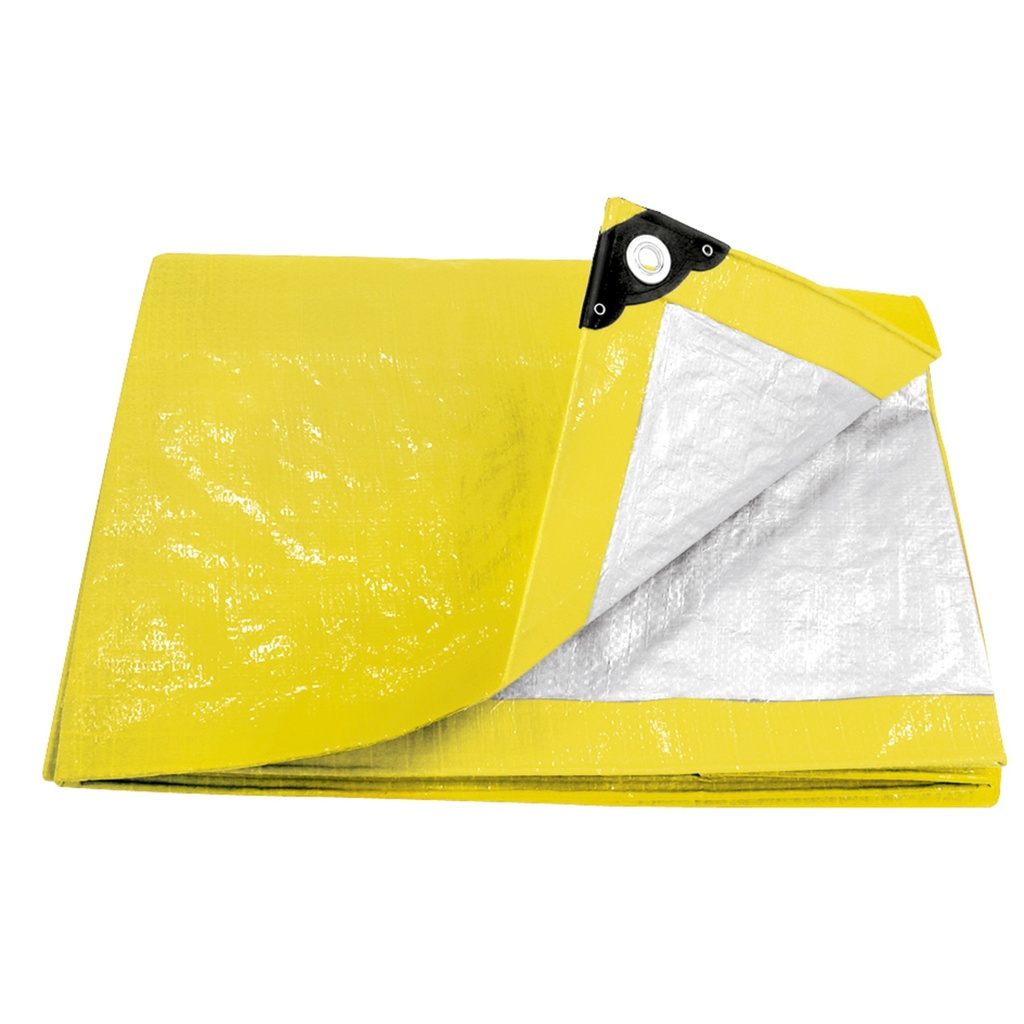 LONA POLIETILENO AMARILLA 6 X 12 MTS MOD. LP-612A REF. 23745 MARCA PRETUL