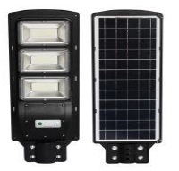 LUMINARIA VIAL LED CON PANEL SOLAR 90 W 100- 265V 6500 K ( ALUMBRADO PUBLICO ) REF. LED114 MARCA LUMISTAR