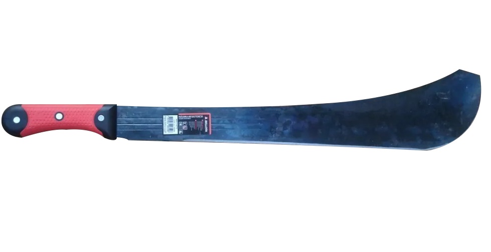 MACHETE ROZADOR NEGRO 18" MANGO DE BIMATERIAL REF. 104-18NBM / 180104NBM / 17-02-058 MARCA BELLOTA