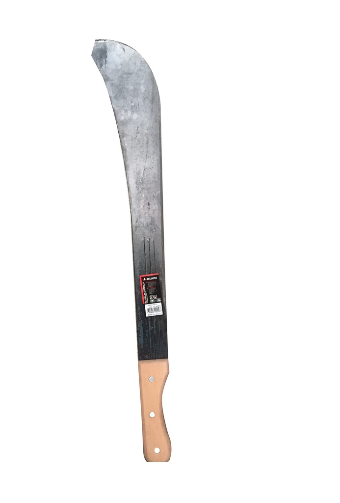 MACHETE ROZADOR NEGRO 18" MANGO DE MADERA REF.104-18NMM MARCA BELLOTA
