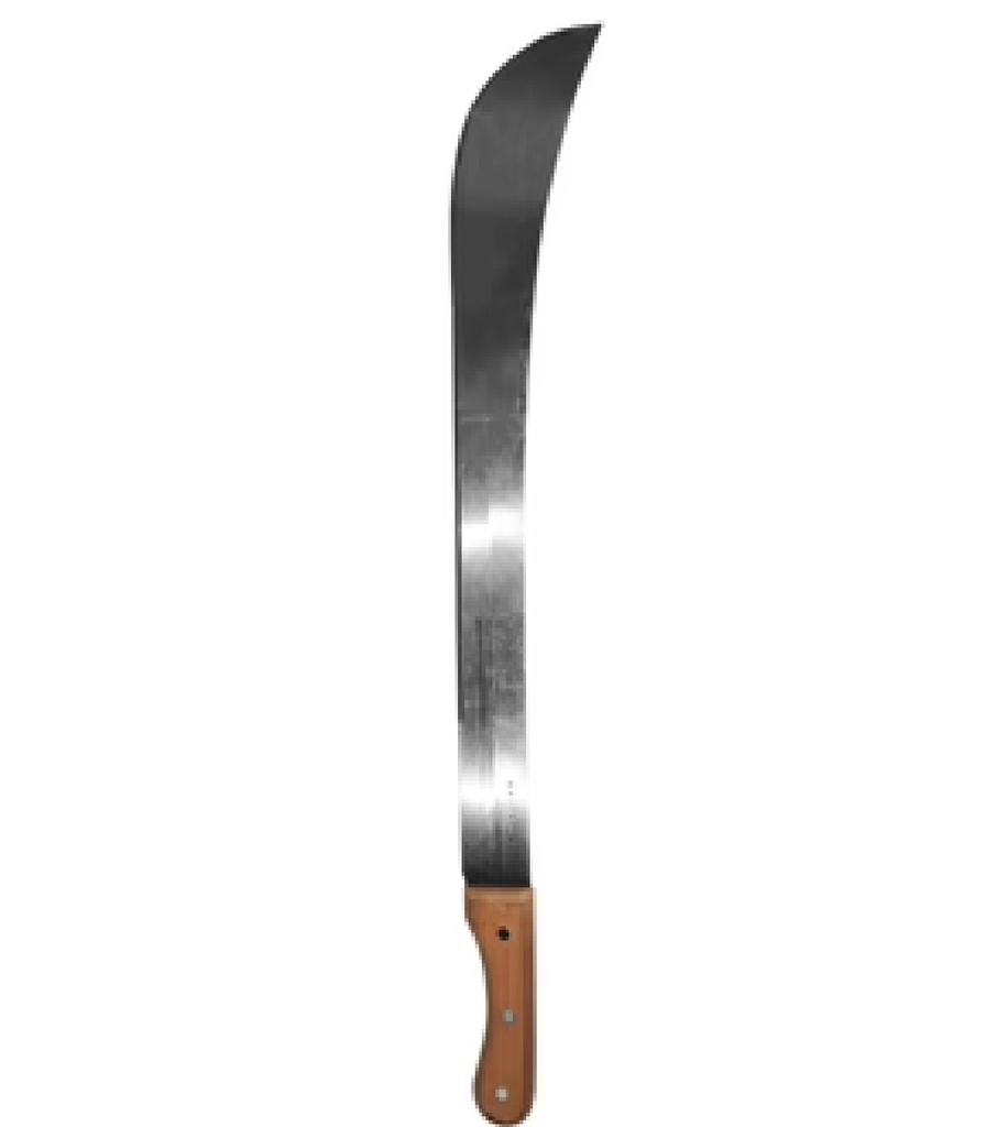 MACHETE LINIERO NEGRO 24" MANGO DE MADERA REF. 241778-24NMM MARCA BELLOTA