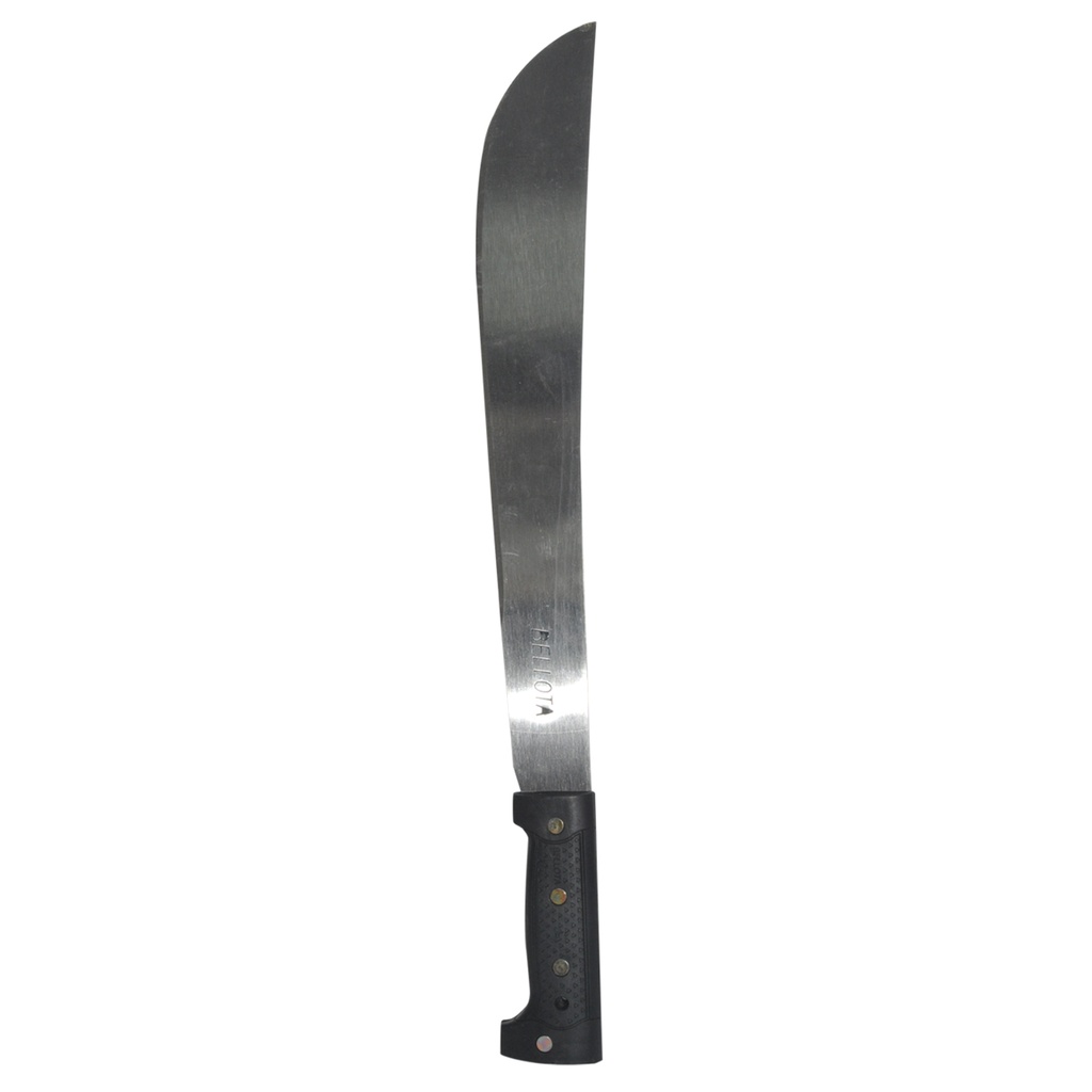 MACHETE RECTO/CUCHILLO 12" MANGO DE PLASTICO REF.120460V-12PPN MARCA BELLOTA