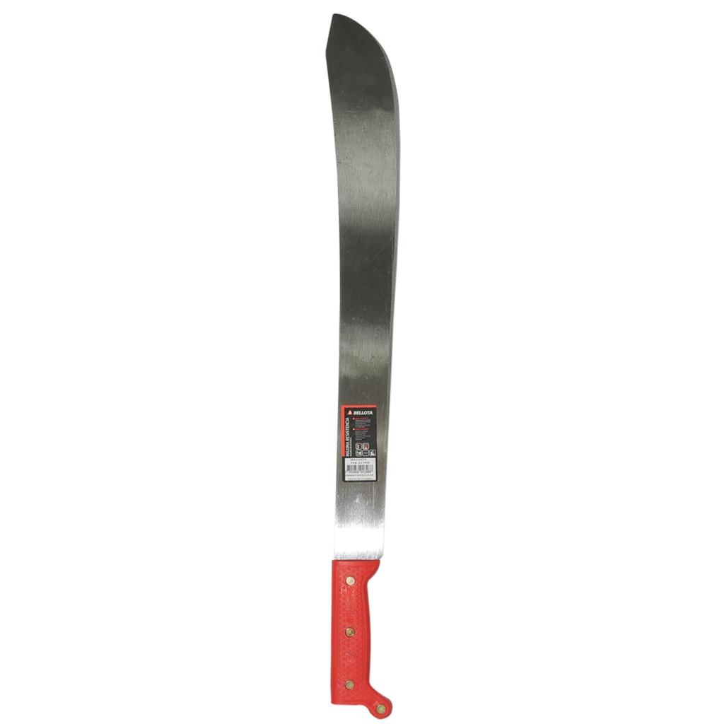 MACHETE RULA PULIDO MANGO DE PLASTICO 22" REF. 706-22-PPR COD. 013488 MARCA BELLOTA