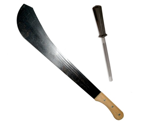 MACHETE ROZADOR NATURAL MANGO DE MADERA 20" + LIMA MOD. DURAWOOD REF 650274 / 65328320 MARCA GAVILAN