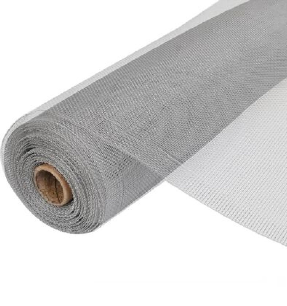 MALLA MOSQUITERO DE ALUMINIO 100% ROLLO 1.20 X 25 MTS 36 P REF. 03-03-107 MARCA MALLA VALENCIA