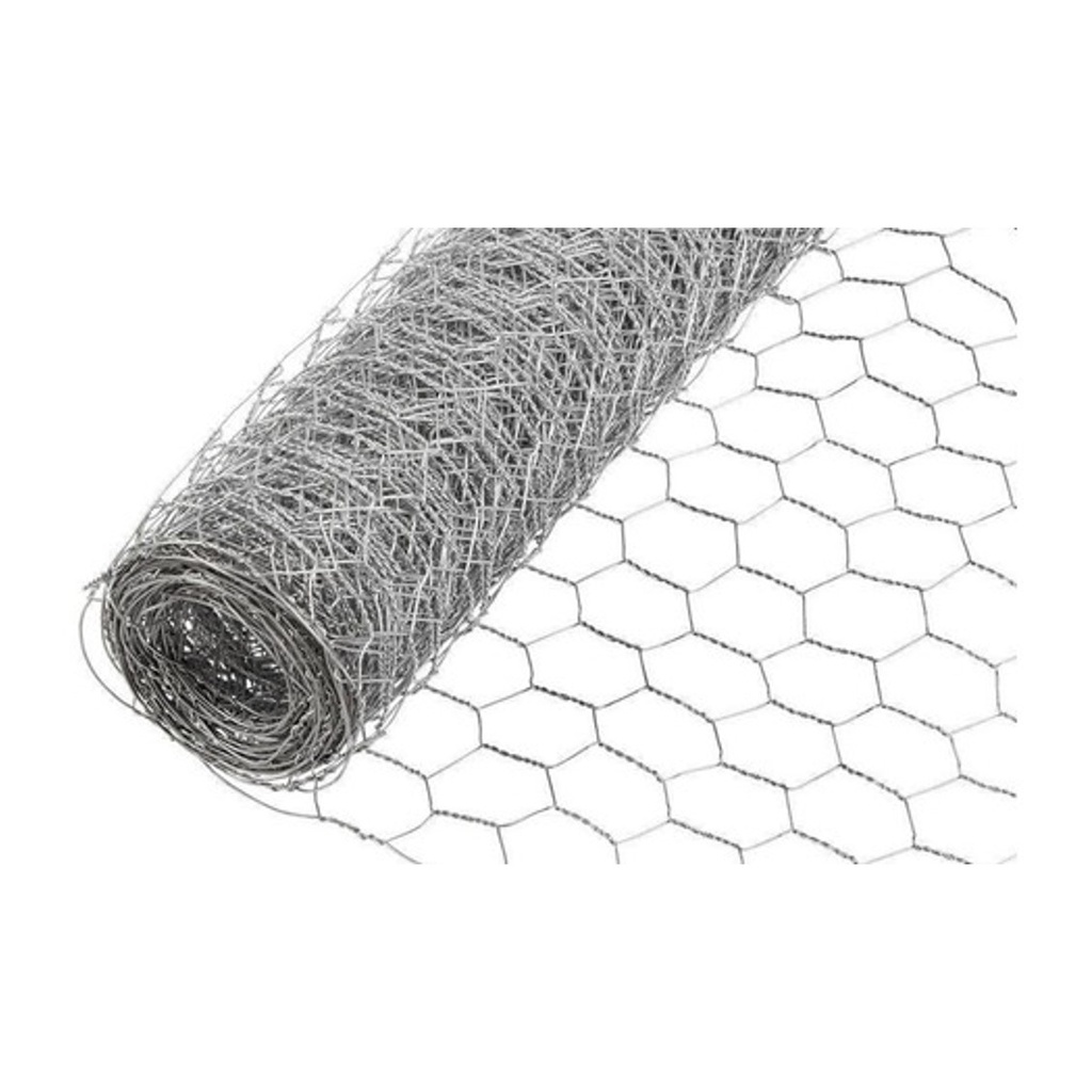 MALLA HEXAGONAL PAJARERA 3/4" 0.90 X 25 MTS C. 24 REF. 0510105 MARCA PITBULL