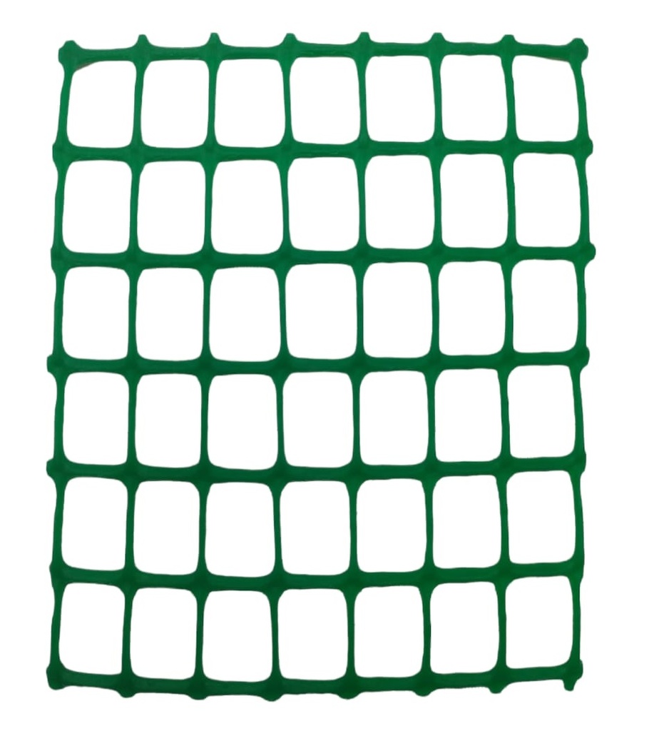 MALLA PLASTICA REJA 15 MM X 15 MM ANCHO 1.03 MTR X 25 MTR (ROLLO) COLOR VERDE MARCA TRICAL