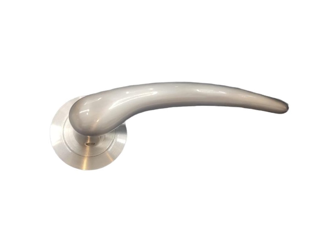 MANILLA DE ACERO INOX EUROPERFIL P/CERRAD. EMB. MOV/MOV MOD.PINUP SATINADA REF. MAN.03.02 MARCA CALI