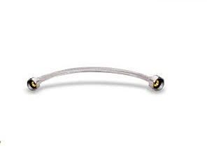 MANGUERA / CANILLA C / MALLA DE ACERO INOX PARA WC DE 1/2" X 5/8" X 40CM REF. GRI-1942 MARCA BELT-G