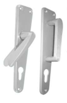 MANILLA DE ALUMINIO NATURAL FIJA / MOVIL PLACA RECTA REF. 5-149.150-01 MARCA DIARCO