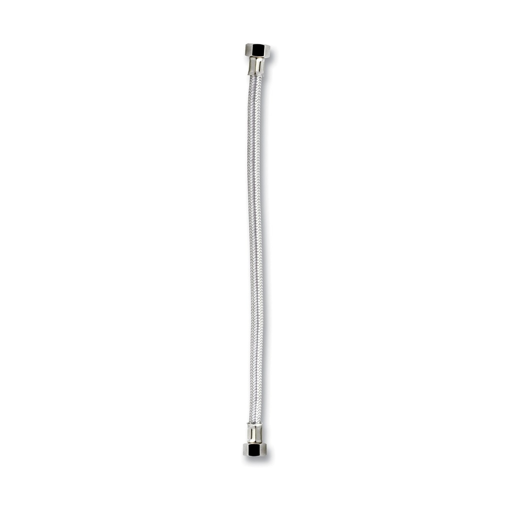 MANGUERA / CANILLA FLEXIBLE PARA FREG Y LAVAM INOX DE 1/2" X 1/2" X 40 CM REF. 35MA01 MARCA FP