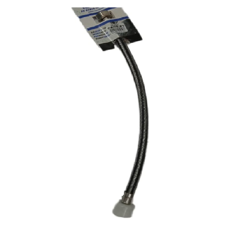 MANGUERA / CANILLA PLASTICA PARA WC DE 1/2" X 5/8" 40 CM. REF. CANS-81 / 919198 MARCA GDSEO
