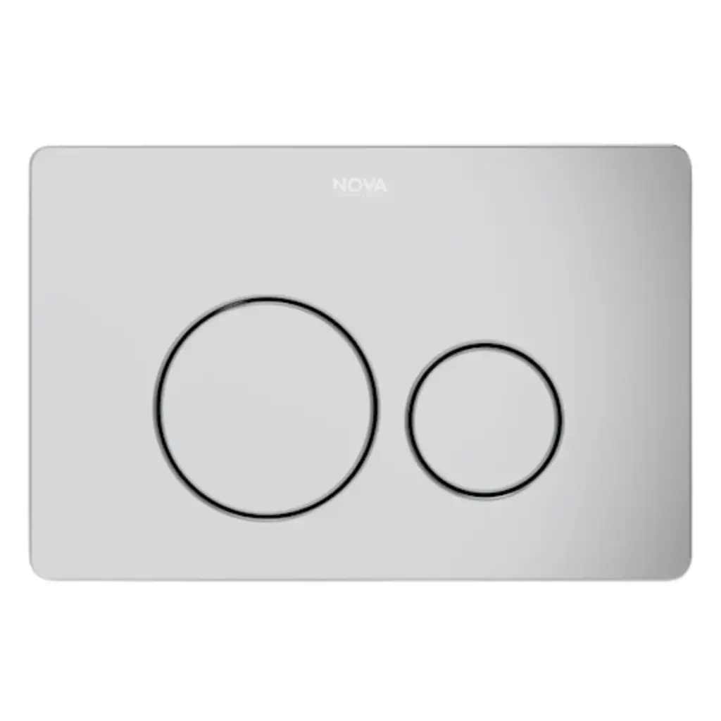 MANDO / PLACA DUAL DE ACCIONAMIENTO LUX P/SISTEMA ECOFLUSH INOX-CHROME MIRROR REF. NVCIS7234 NOVA