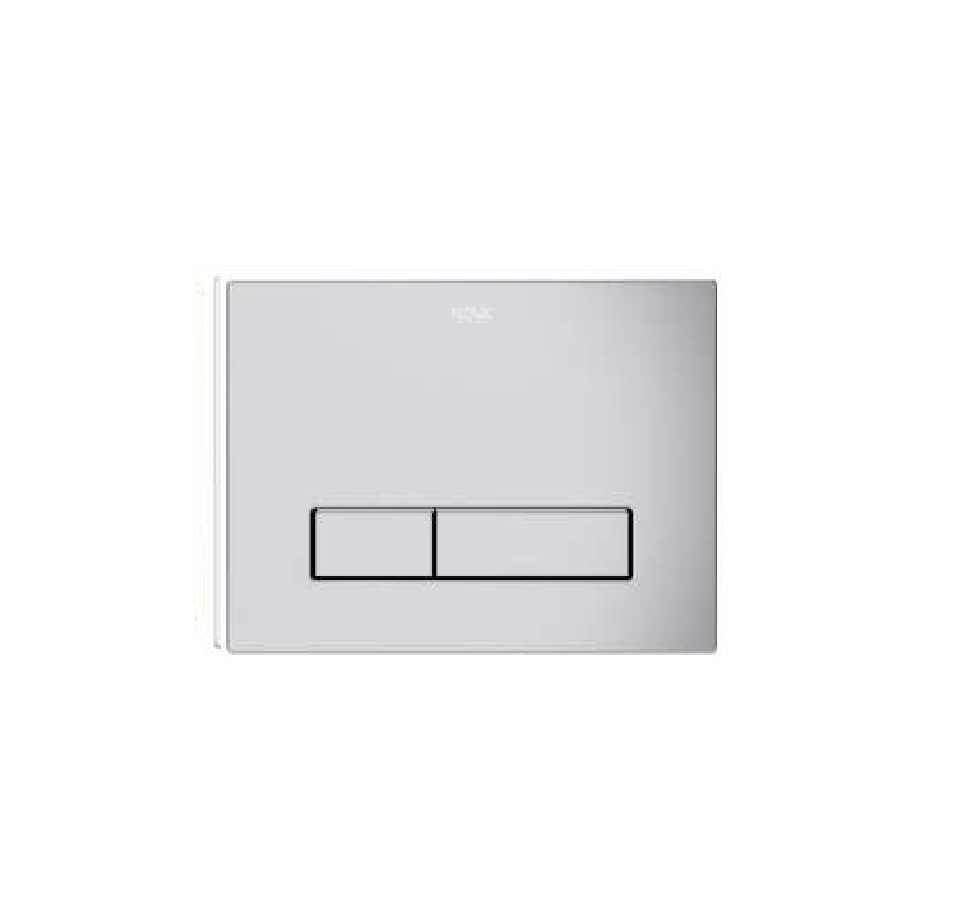 MANDO / PLACA DUAL DE ACCIONAMIENTO CONFORF P/ SISTEMA ECOFLUSH CHROME / CROMADO REF. NVCIS7252 NOVA