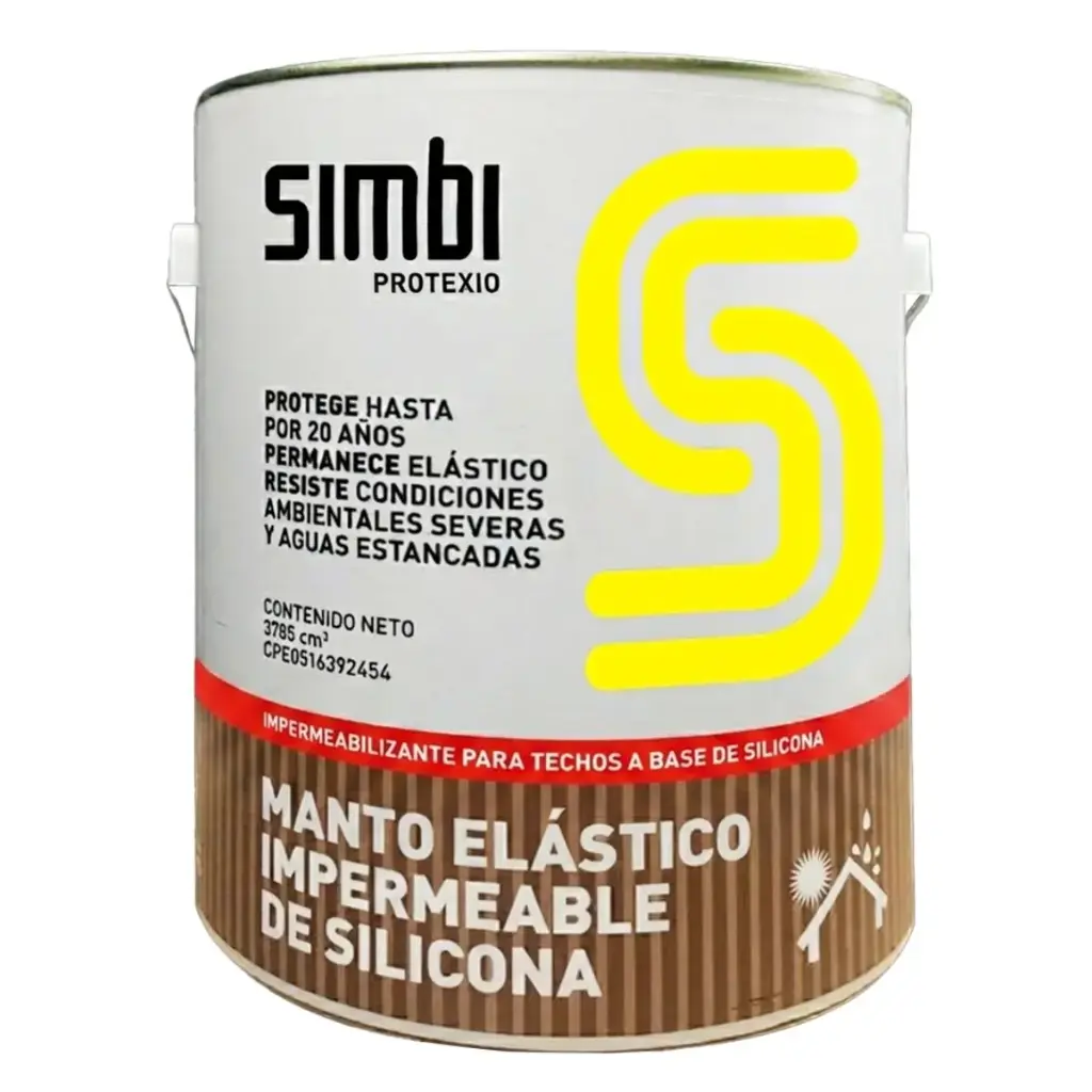 MANTO ELASTICO IMPERMEABILIZANTE DE SILICONA 1/4 GL COLOR GRIS REF.1060000064 / 001188 MARCA SILIPEX