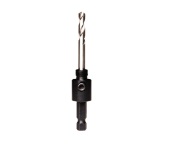 MANDRIL P/SIERRA COPA 1/4 " (9/16" - 1.3/16") BROCA PILOTO ACERO REF. A4 MARCA STARRETT