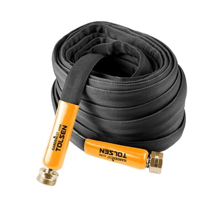 MANGUERA PLANA 5/8" X 15,20 MTS - 600 PSI - INCLUYE ACOPLAMIENTOS DE 3/4" NH REF. 57398 MARCA TOLSEN