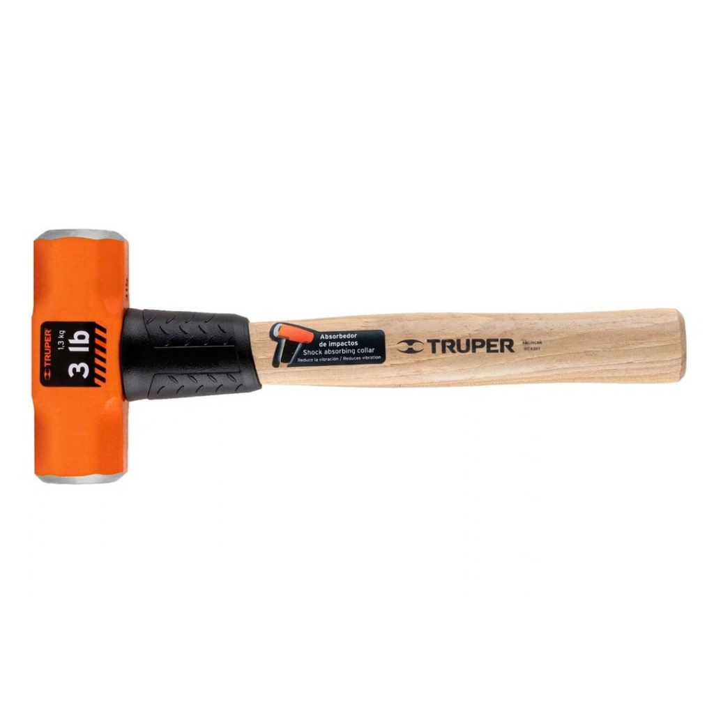 MANDARRIA MANGO DE MADERA 12" 3 LB TRUPER MD-3M REF. 16507 MARCA TRUPER